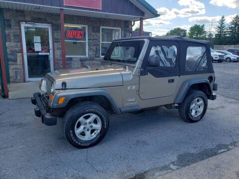2003 Jeep Wrangler for sale at Douty Chalfa Automotive in Bellefonte PA