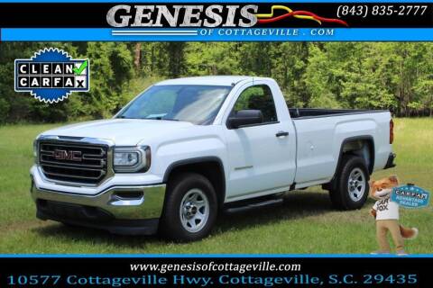 2016 GMC Sierra 1500 for sale at Genesis Of Cottageville in Cottageville SC