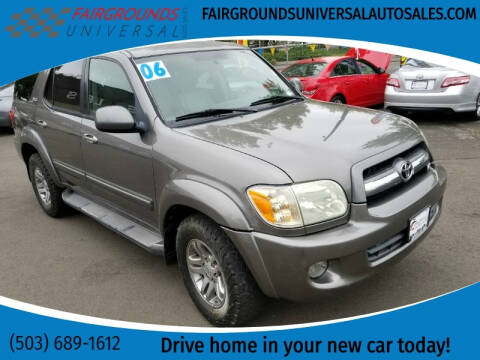 2006 Toyota Sequoia for sale at Universal Auto Sales in Salem OR