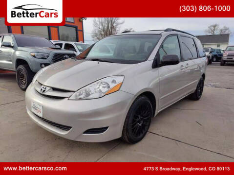 2007 Toyota Sienna for sale at Better Cars in Englewood CO