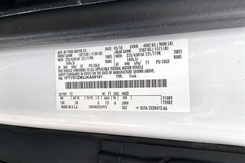 2018 Ford Transit 250