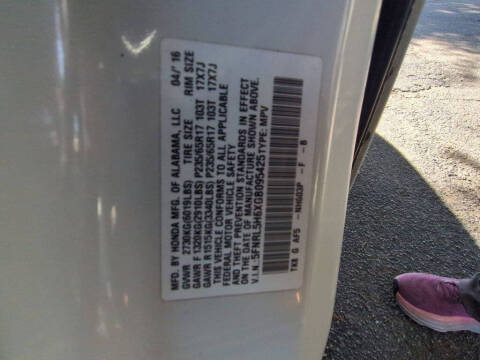 2016 Honda Odyssey EX-L