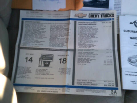 2001 Chevrolet Tahoe LT