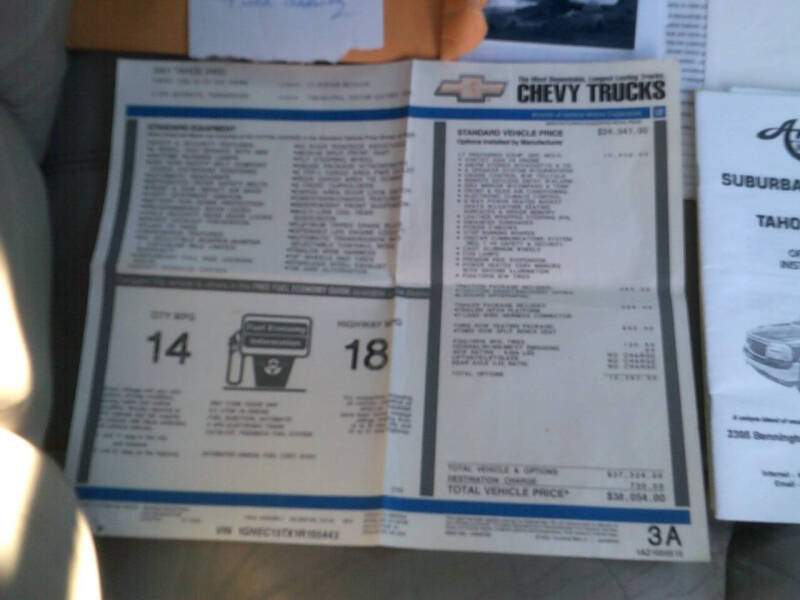 2001 Chevrolet Tahoe LT