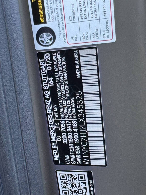 2020 Mercedes-Benz G-Class AMG G 63
