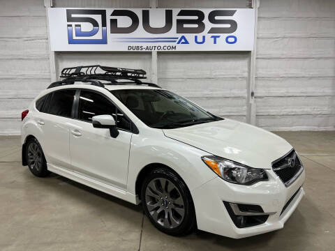 2016 Subaru Impreza for sale at DUBS AUTO LLC in Clearfield UT