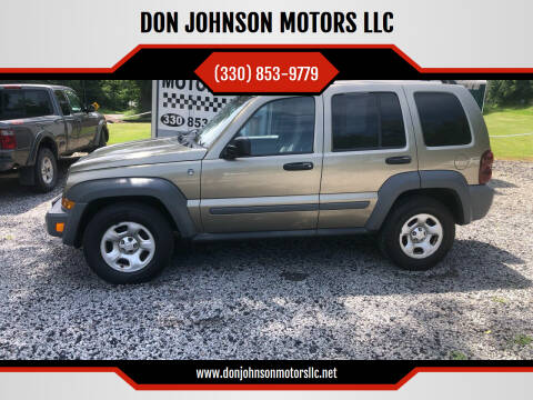 2005 Jeep Liberty for sale at DON JOHNSON MOTORS LLC in Lisbon OH
