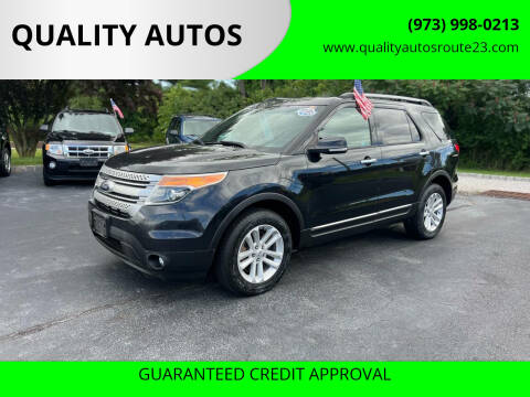 2014 Ford Explorer for sale at QUALITY AUTOS in Hamburg NJ