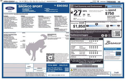 2026 Ford Bronco Sport Heritage