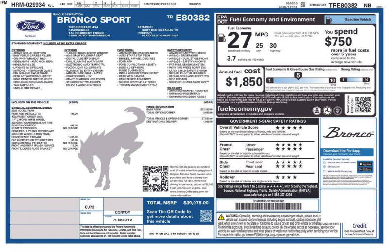 2026 Ford Bronco Sport Heritage