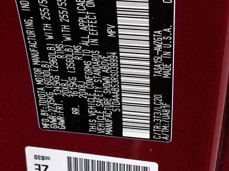 2024 Toyota Grand Highlander Limited