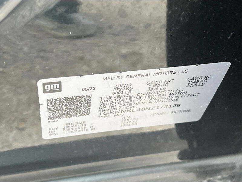 2022 GMC Acadia SLE