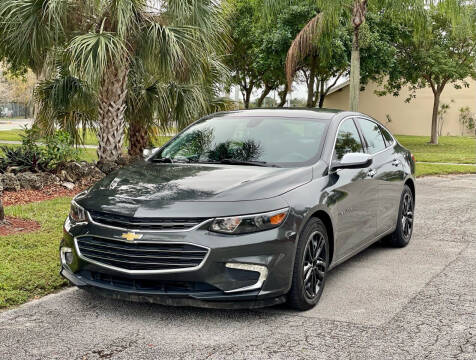 2018 Chevrolet Malibu for sale at Sunshine Auto Sales in Oakland Park FL