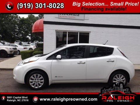 2014 Nissan LEAF for sale at Raleigh Pre-Owned in Raleigh NC