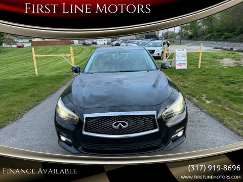 2014 Infiniti Q50 for sale at First Line Motors in Jamestown IN