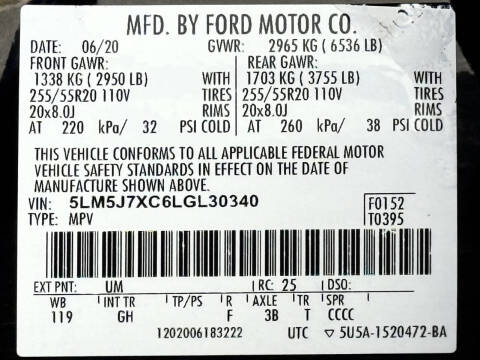 2020 Lincoln Aviator Reserve