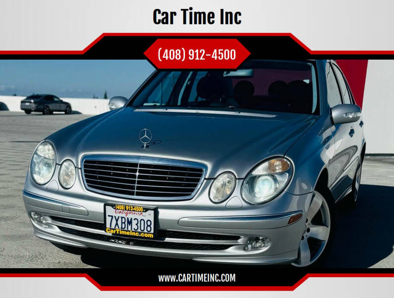 2003 Mercedes-Benz E-Class for sale at Car Time Inc in San Jose CA