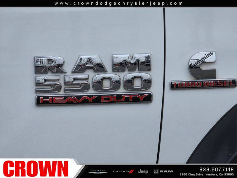 2018 RAM 5500