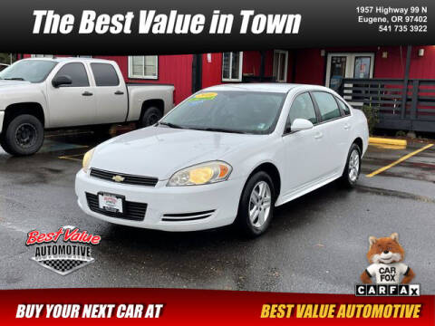 2010 Chevrolet Impala for sale at Best Value Automotive in Eugene OR