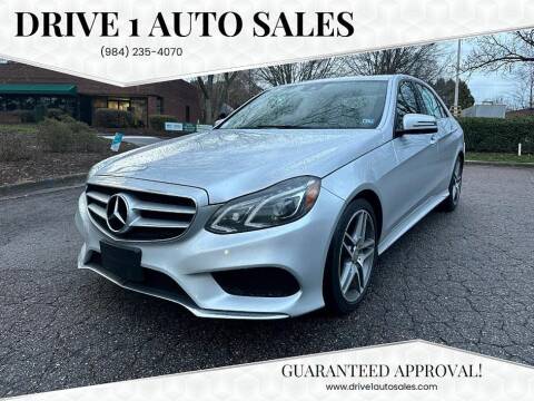2016 Mercedes-Benz E-Class for sale at Drive 1 Auto Sales in Wake Forest NC