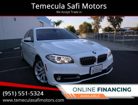 2015 BMW 5 Series for sale at Temecula Safi Motors in Temecula CA