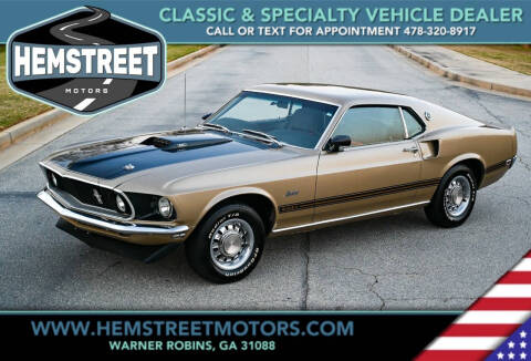 1969 Ford Mustang for sale at Hemstreet Motors in Warner Robins GA