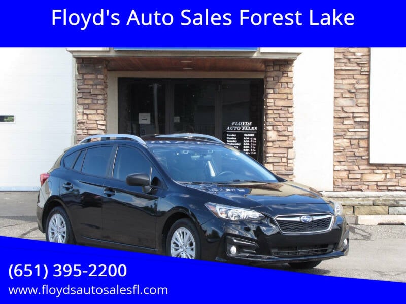 2018 Subaru Impreza for sale at Floyd's Auto Sales Forest Lake in Forest Lake MN