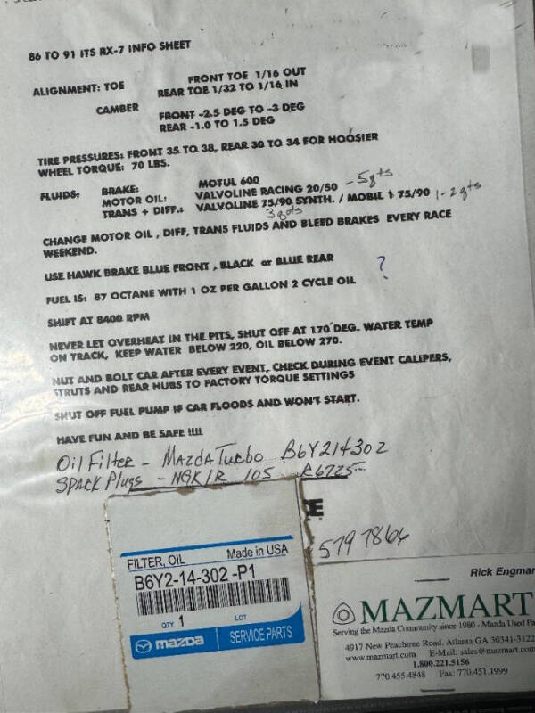 1990 Mazda RX-7 GTU