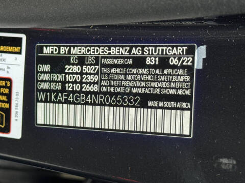 2022 Mercedes-Benz C-Class C 300