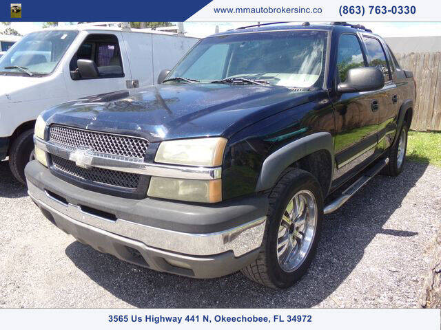 2004 Chevrolet Avalanche for sale at M & M AUTO BROKERS INC in Okeechobee FL