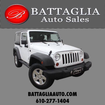 2012 Jeep Wrangler for sale at Battaglia Auto Sales in Plymouth Meeting PA