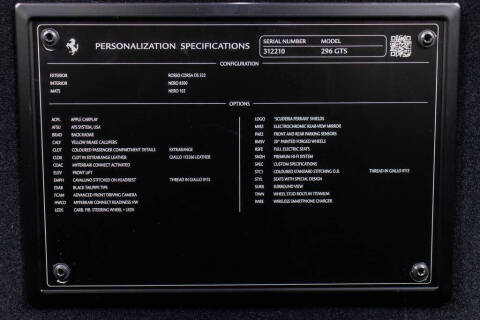 2024 Ferrari 296 GTS