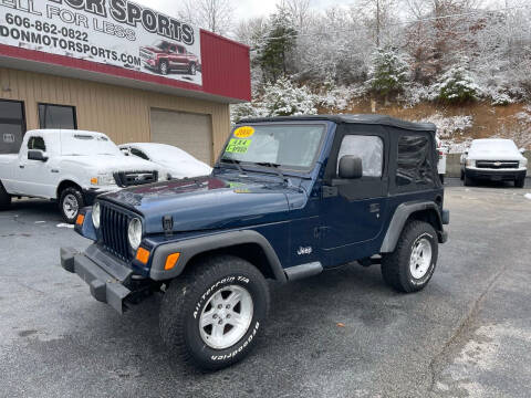 2004 Jeep Wrangler for sale at London Motor Sports, LLC in London KY