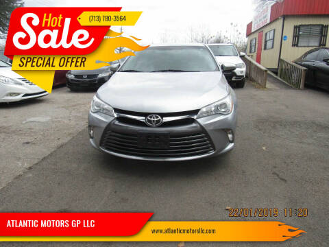 2015 Toyota Camry for sale at ATLANTIC MOTORS GP LLC in Houston TX