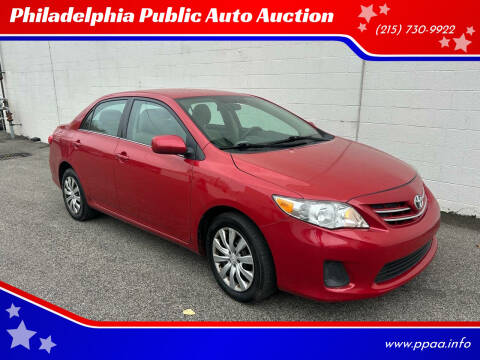 2013 Toyota Corolla for sale at Philadelphia Public Auto Auction in Philadelphia PA