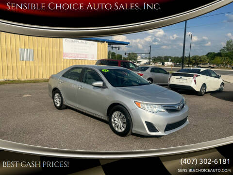 2012 Toyota Camry for sale at Sensible Choice Auto Sales, Inc. in Longwood FL