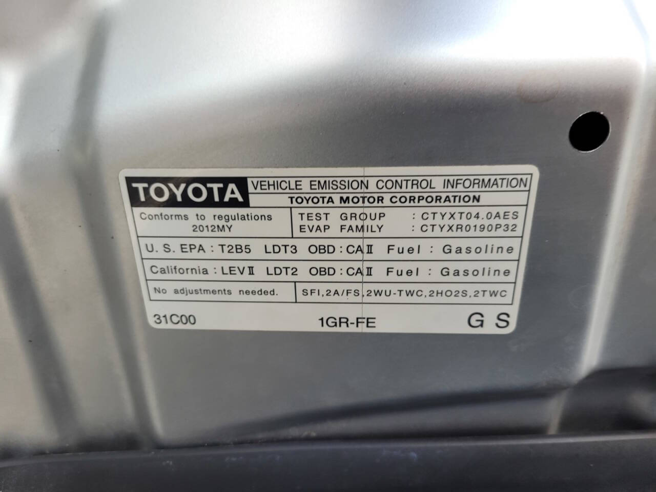 2012 Toyota 4Runner for sale at Envision Toyota of Milpitas in Milpitas, CA