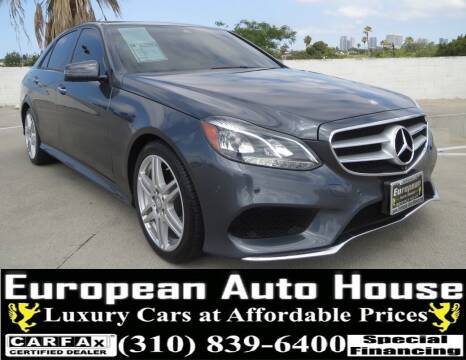 2014 Mercedes-Benz E-Class for sale at European Auto House in Los Angeles CA