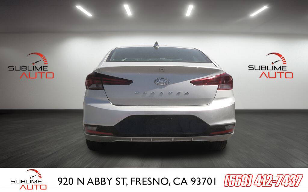 2019 Hyundai ELANTRA for sale at SUBLIME AUTO in Fresno, CA