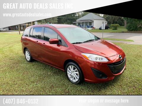 2012 Mazda MAZDA5 for sale at GREAT AUTO DEALS SALES INC in Kissimmee FL