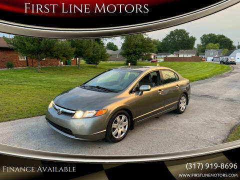 2008 Honda Civic for sale at First Line Motors in Jamestown IN