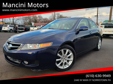 2008 Acura TSX for sale at Mancini Motors in Norristown PA