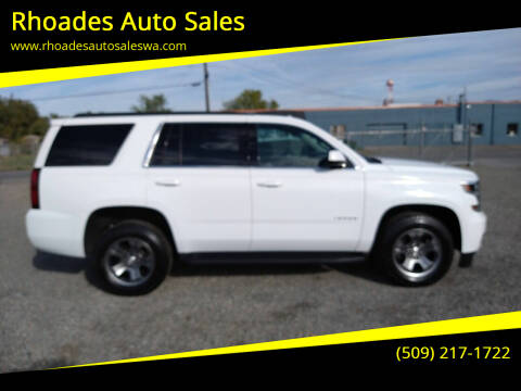2018 Chevrolet Tahoe for sale at Rhoades Auto Sales in Spokane Valley WA