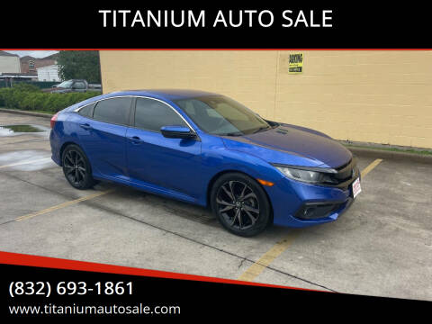 2019 Honda Civic for sale at TITANIUM AUTO SALE in Houston TX