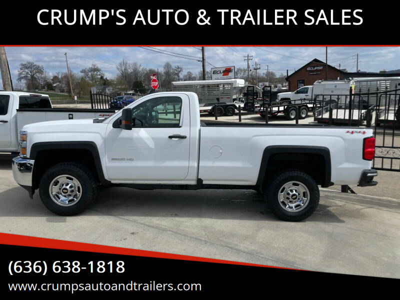 2018 Chevrolet Silverado 2500HD for sale at CRUMP'S AUTO & TRAILER SALES in Crystal City MO