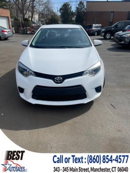 2014 Toyota Corolla for sale at Best Auto Sales in Manchester CT