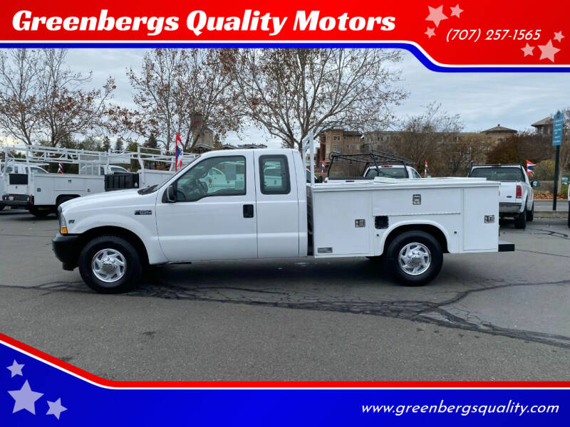 2002 Ford F-250 Super Duty for sale at Greenbergs Quality Motors in Napa CA