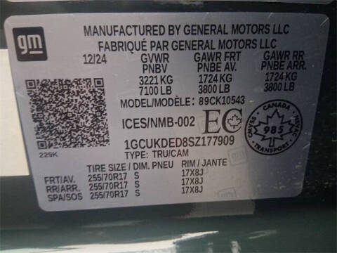 2025 Chevrolet Silverado 1500