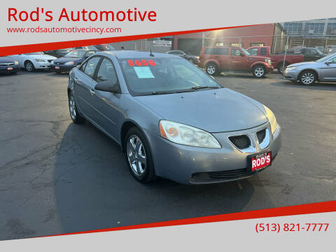 2008 Pontiac G6 for sale at Rod's Automotive in Cincinnati OH