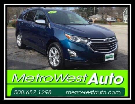 2020 Chevrolet Equinox for sale at Metro West Auto in Bellingham MA